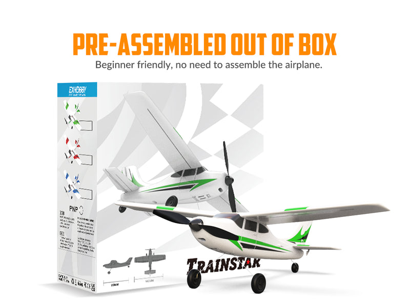 VOLANTEXRC Trainstar Mini (RTF) 3CH 400mm para principiantes (15,7'') 76101