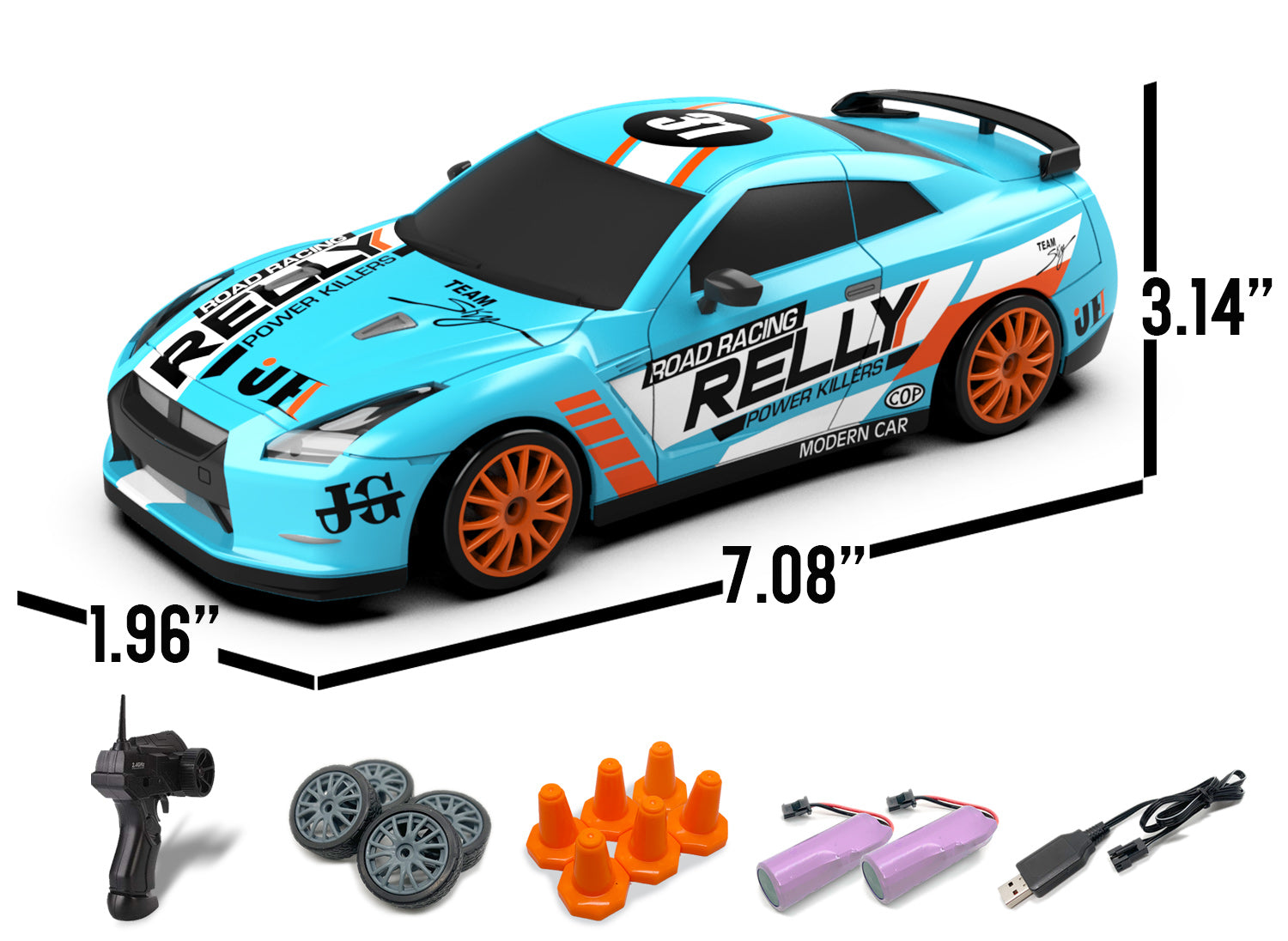 RACENT Thrill Rider: 1:24 4WD, 10MPH, LED, Racing/Drift-EXHOBBY LIMITED.