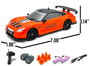 RACENT Blaze Racer: 1:24 Scale RC, 10MPH, LEDs, Drift