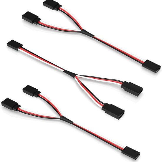 3 Pieces Servo Extension Cable Female to Male Connectors-EXHOBBY LIMITED.