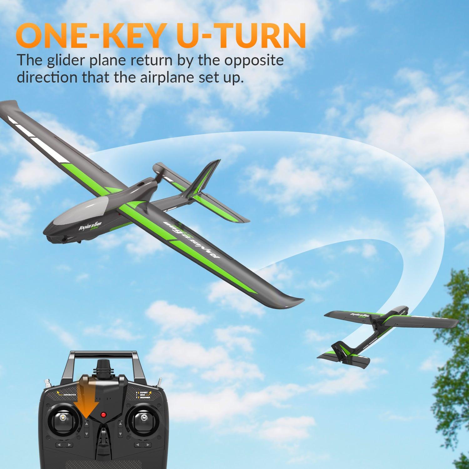 Ranger 600S RC Glider 4CH RTF Beginner Plane | EXHOBBY