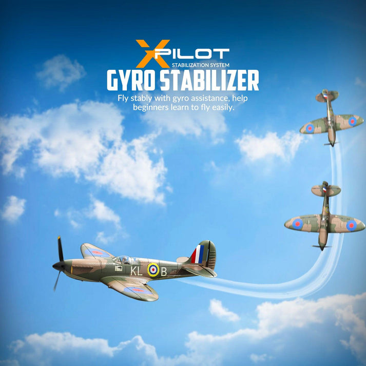 Spitfire Warbird RC Airplane with Gyro-VOLANTEXRC