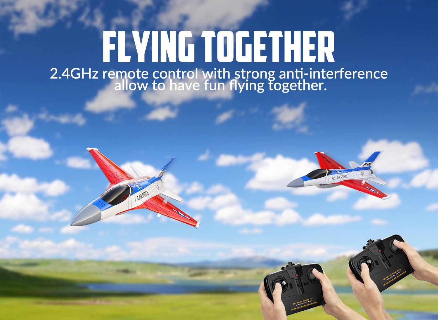 VOLANTEXRC F-16 Fighting Falcon | 40min Flight & Xpilot RTF– EXHOBBY