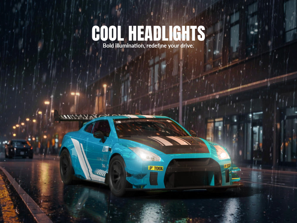 RACENT 1:20 RC Drift Car 4WD - Control de precisión de motor dual