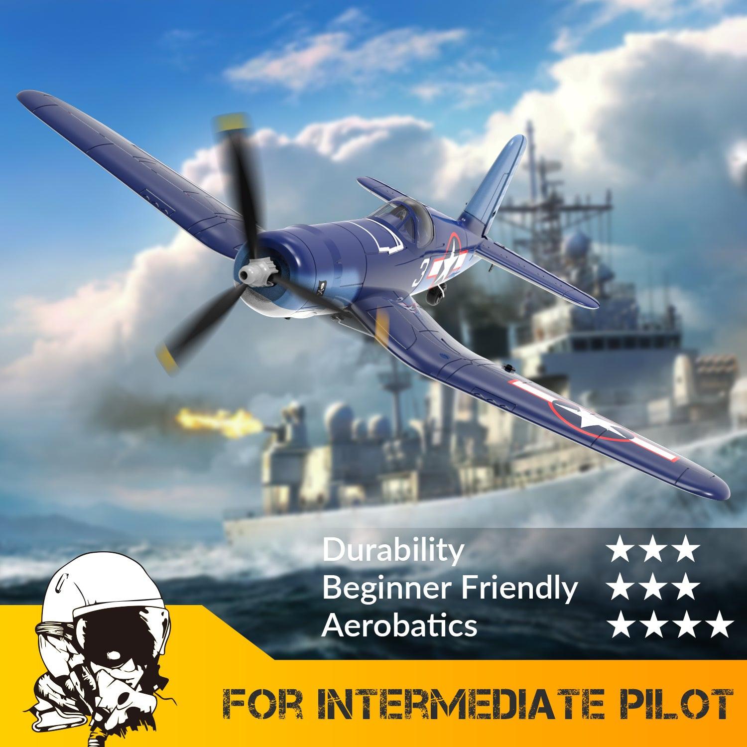VOLANTEXRC F4U Corsair RC Warbird | 4CH RTF | EXHOBBY
