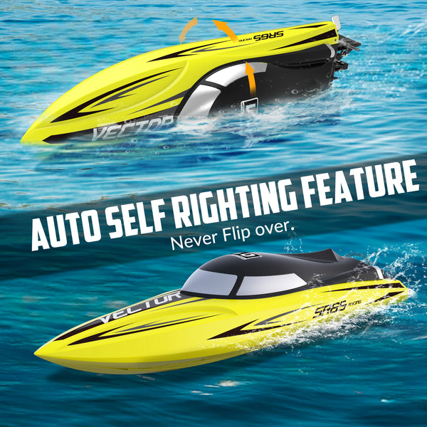 VOLANTEXRC Vector 35mph Fast Brushless High Speed Racing RC Boat Self Righting