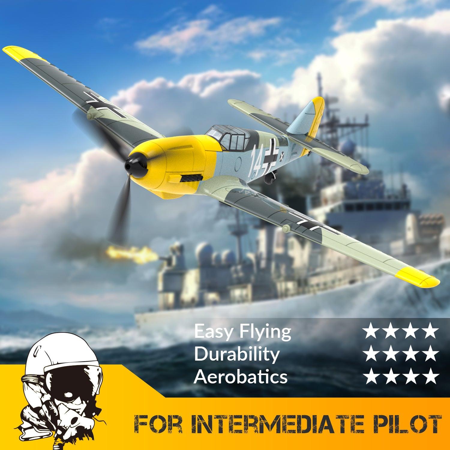 VOLANTEXRC BF-109 Warbird RC Plane | Beginner Friendly | EXHOBBY