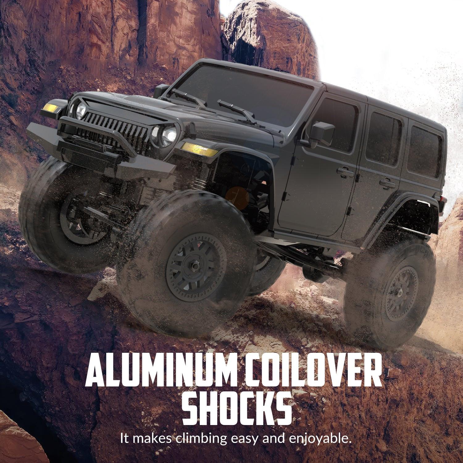 RACENT 1:24 Crawler RC Monster Truck - Rock Climbing | EXHOBBY