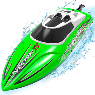 Pool Boat with powerful motor, VOLANTEXRC branding for quality, Vector XS design for speed