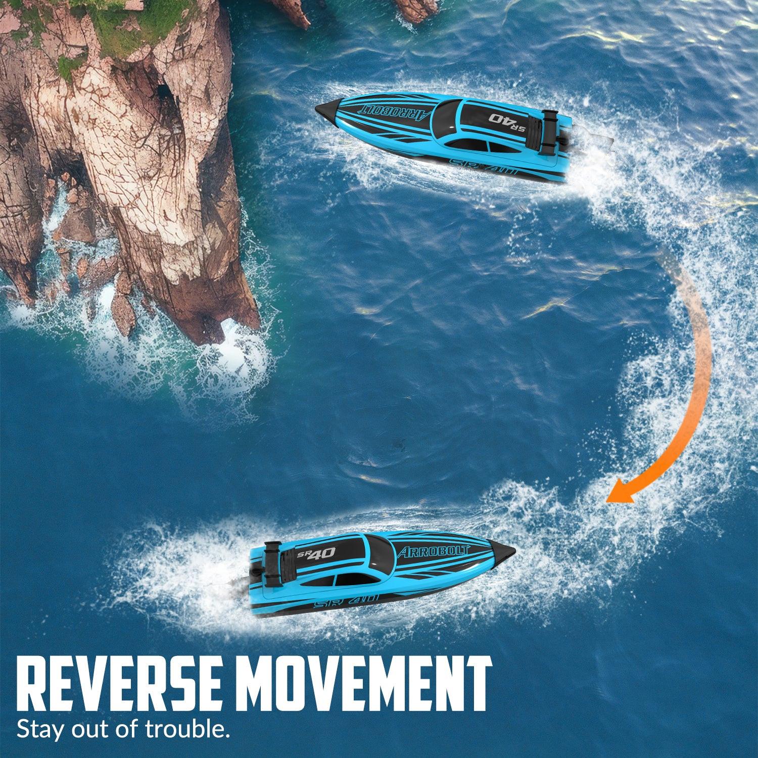 VOLANTEXRC Arrobolt SR40 Brushless 30+MPH RC Boat | EXHOBBY