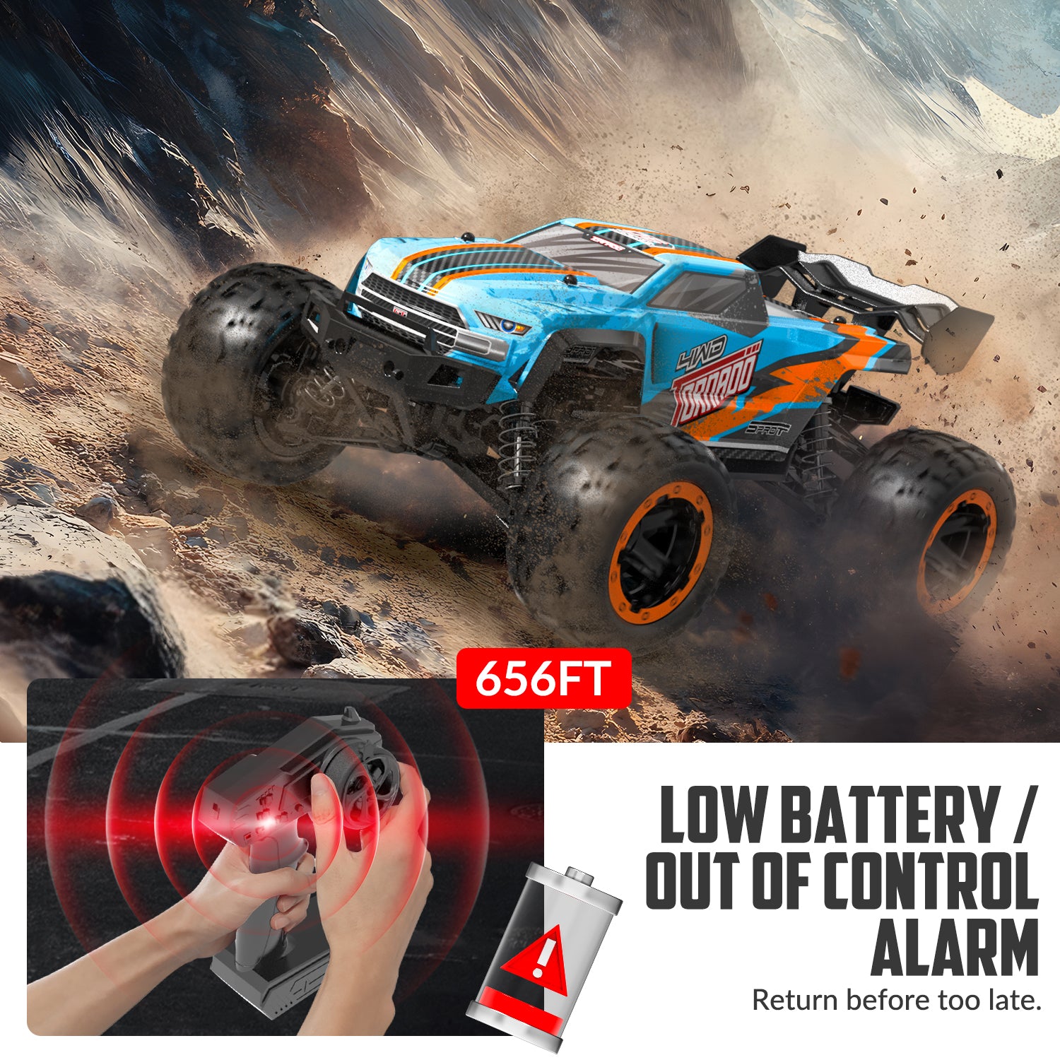 RACENT Blue Tornado 1/16 4WD Off Road 30MPH-EXHOBBY LIMITED.