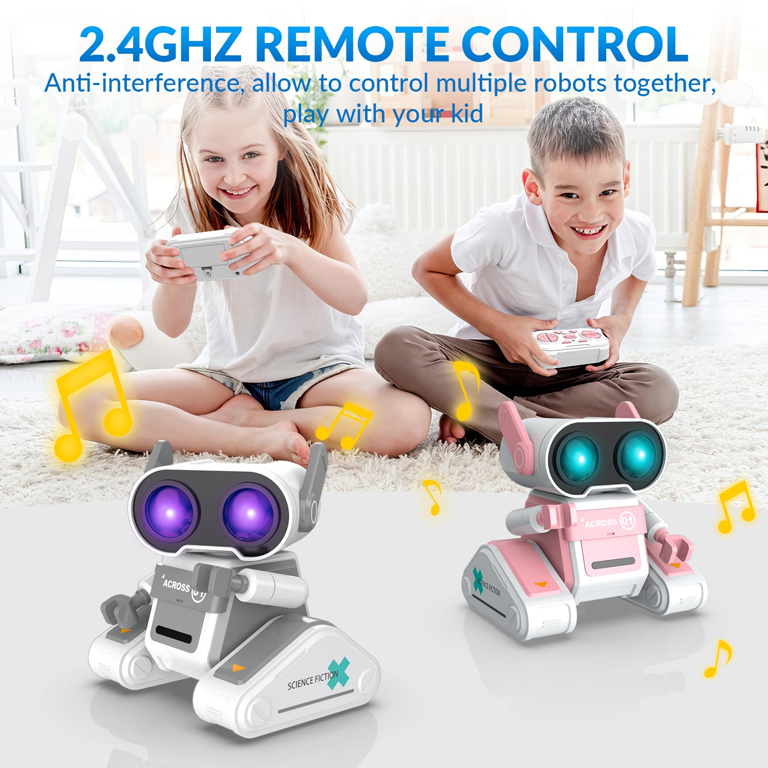 STEMTRON Intelligent Voice Controlled Smart RC Robot-EXHOBBY