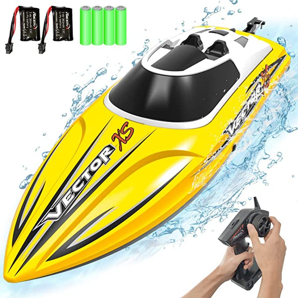 VOLANTEXRC Vector XS RC Boat For Kids Play in Pool with Auto Roll Back Great Gift Boat