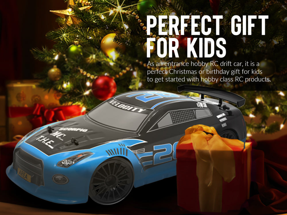 Racent Control remoto Drift Car 2.4Ghz 1:14 Escala RC Sport Racing Cars 4WD RTR Hight Speed ​​RC Vehículo con luces LED