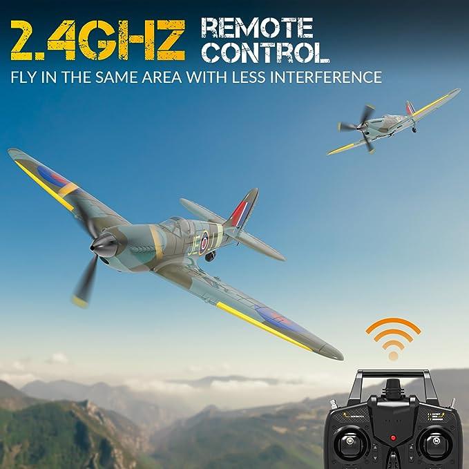 VolantexRC Spitfire V2 Beginner RC Airplane RTF | EXHOBBY