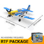 VOLANTEXRC P51D Mustang 4Ch Aviones RC para principiantes con estabilizador Xpilot One-key Aerobatic (761-5) RTF