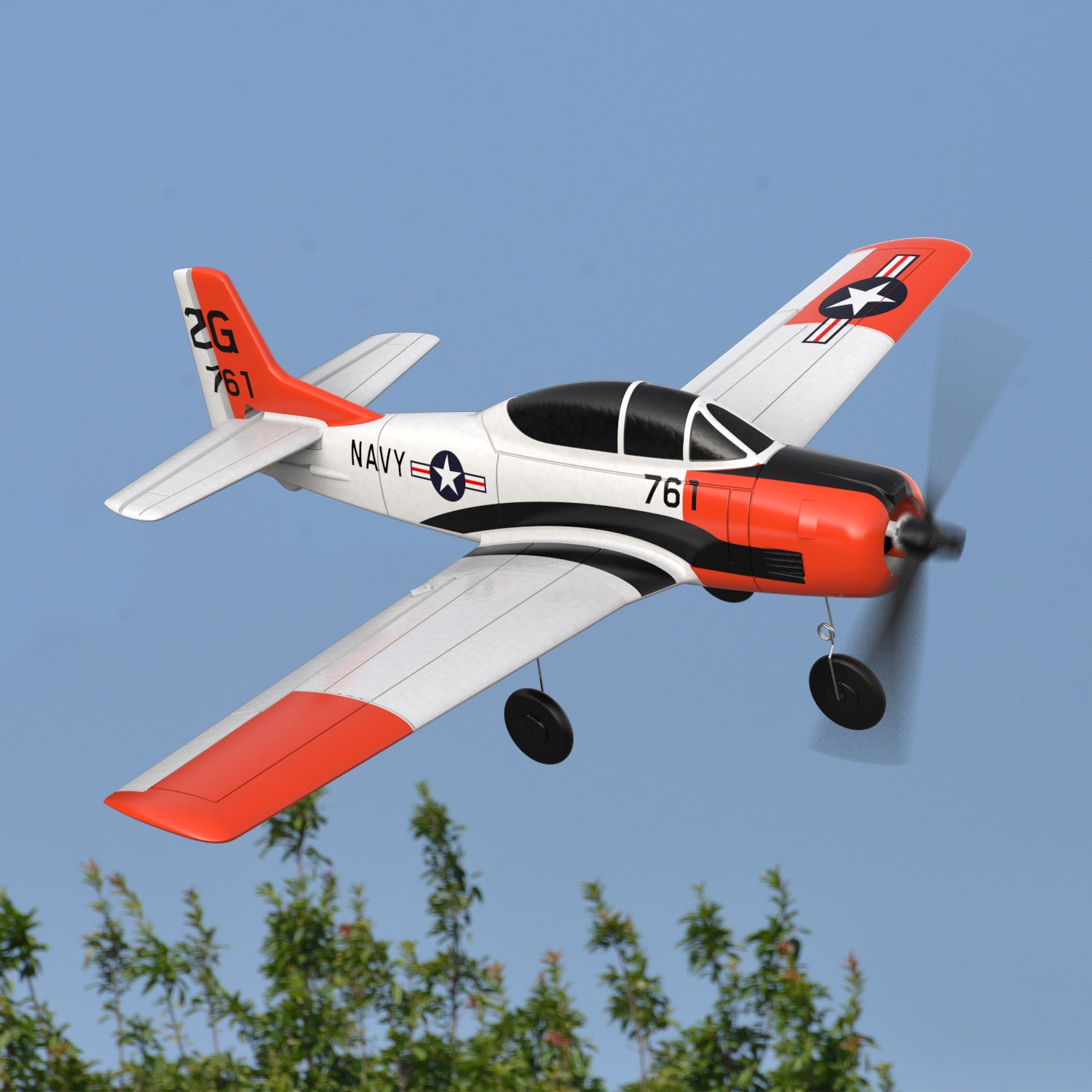T28 Trojan RC Airplane with Gyro Stabilizer | VOLANTEXRC OFFICIAL SITE