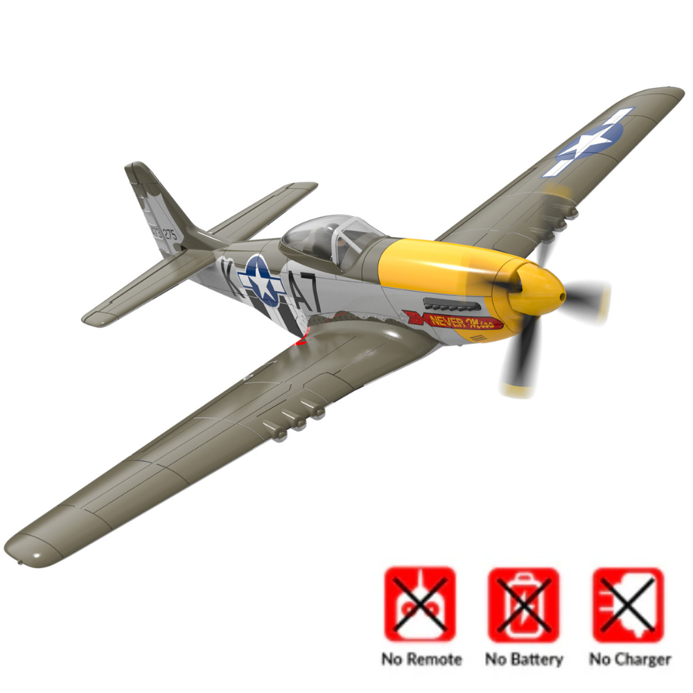 VOLANTEXRC 500mm P-51D Mustang (76802) PNP without Radio, Battery & Charger-EXHOBBY LIMITED.