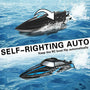 EXHOBBY Vector30 Mini Self Righting RC Pool Boat for Kids and Adults RTR Black