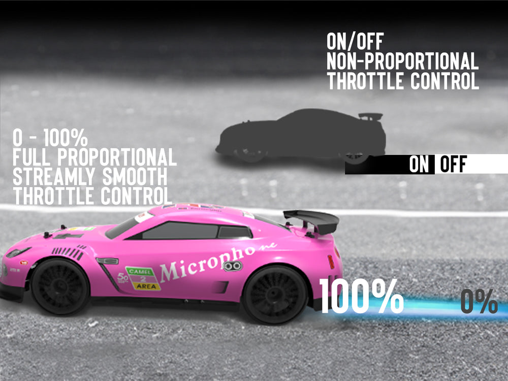 RACENT 1:14 4WD High Speed Drift Car - RTR 2 Battery Pack
