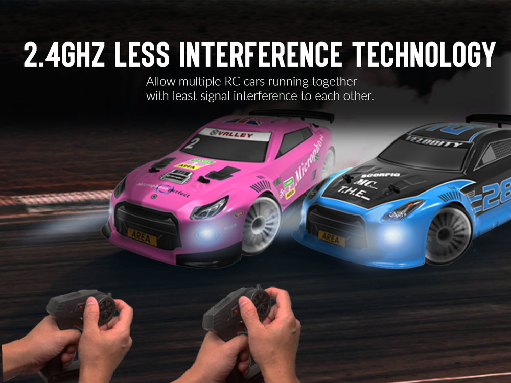 RACENT 1:14 4WD High Speed Drift Car - RTR 2 Battery Pack