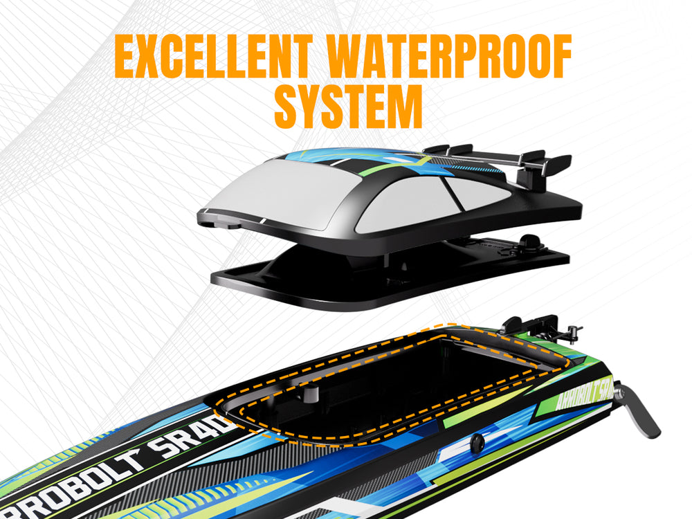 VOLANTEXRC Arrobolt SR40 RC Boat Brushless 25+MPH (79707)