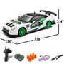 RACENT Drift King: 1:24 4WD RC, 10MPH, LED Lights