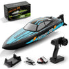 VOLANTEXRC Vector S Barco RC de alta velocidad con función de auto-enderezamiento y marcha atrás para piscina y lago (797-4 negro)
