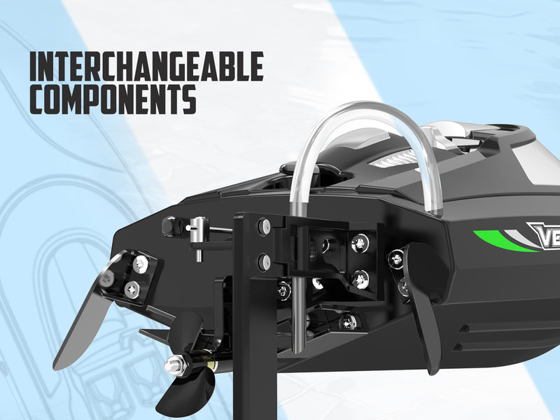 VOLANTEXRC VectorS Brushless 30mph High Speed RC Boat for Lake Racing Self Righting Feature