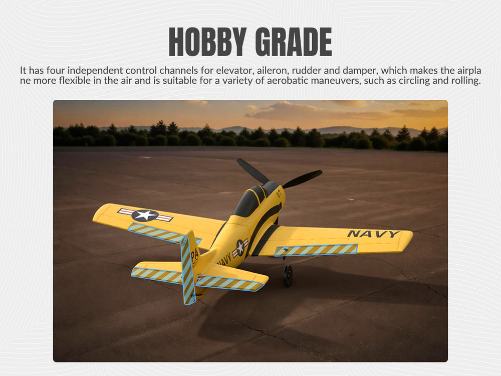 VOLANTEXRC T28 Trojan (RTF) 4 canales 400 mm con giroscopio (15,7'') 76109