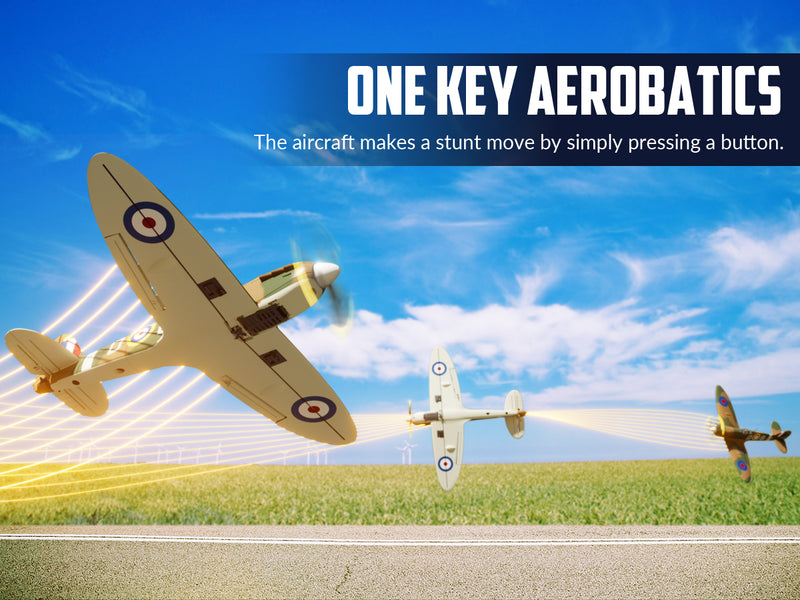 VOLANTEXRC 500MM Spitfire 4CH Brushless High Speed 76805