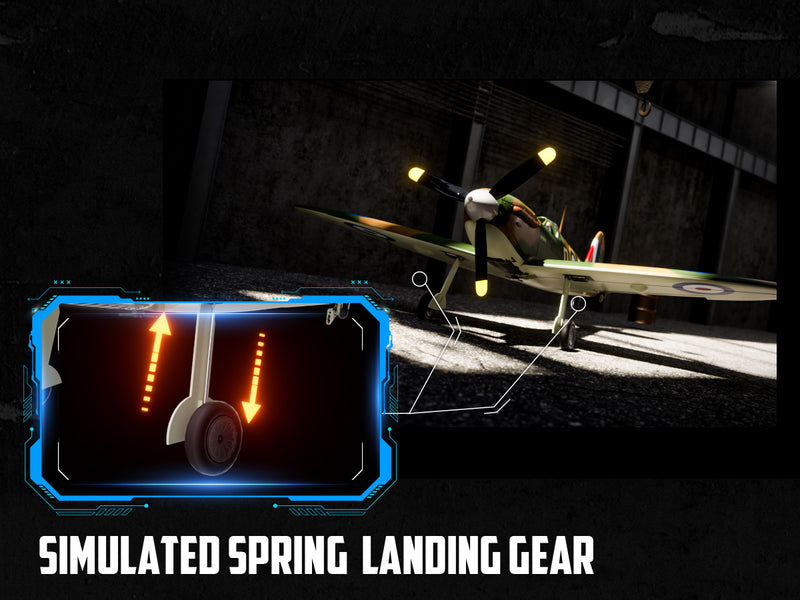 VOLANTEXRC 500MM Spitfire 4CH Brushless High Speed 76805