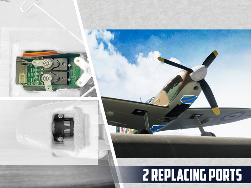 VOLANTEXRC 500MM Spitfire 4CH Brushless High Speed 76805