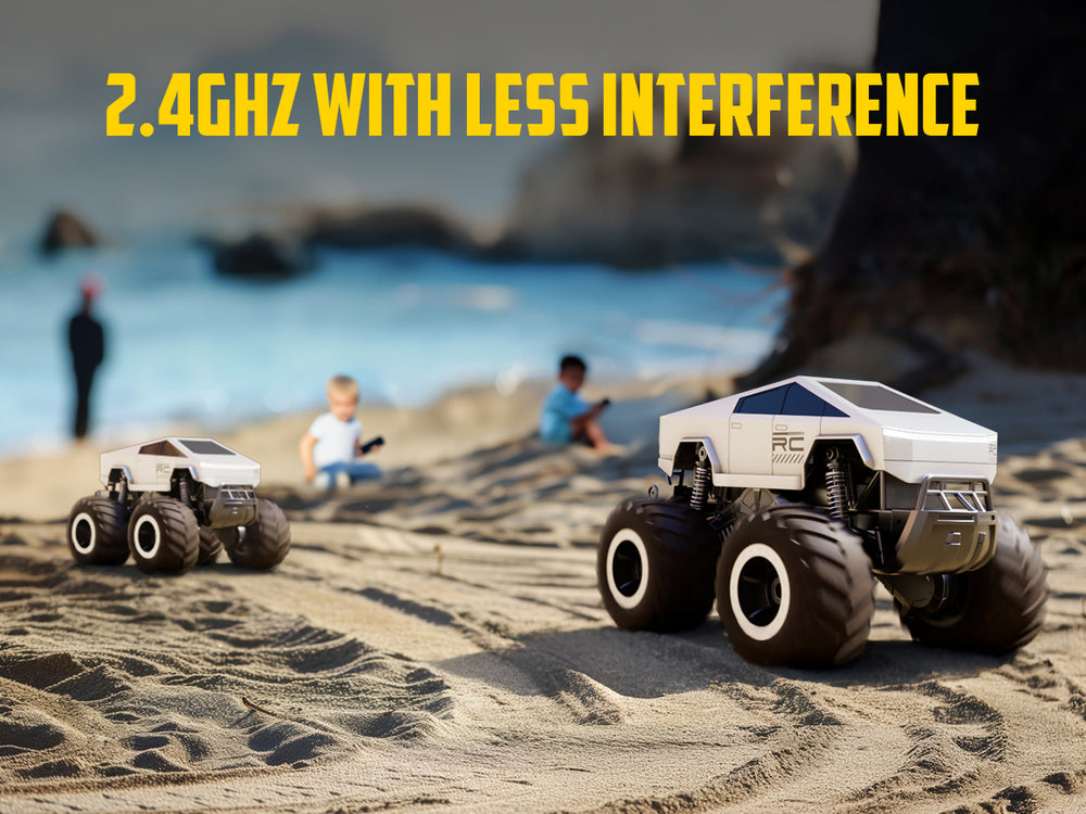 STEMTRON 1:16 Amphibious RC Car - All-Terrain Waterproof Stunt Truck