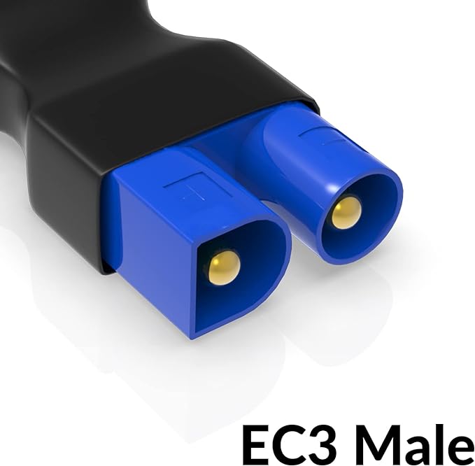 4pc T Plug to EC3 Adapters for RC Servo & Receiver Connections-EXHOBBY LIMITED.