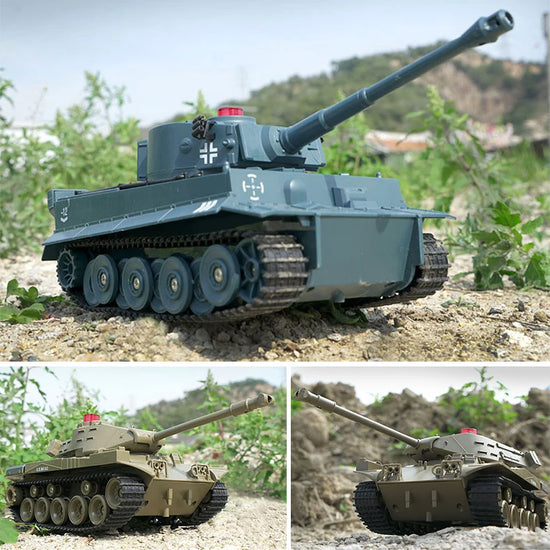 Q85 RC Tank Model, 2.4G Remote Control Programmable Crawler Tank, Sound Effects Military Tank 1/30 RC Car Toy for boys-EXHOBBY LIMITED.