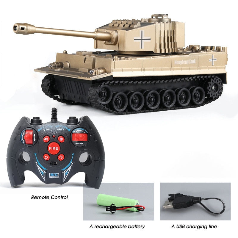 RC Tank Military War Battle United States M1 Leopard 2 Remote Control Electronic Toy Car Tactical Model Gifts for Boys Children-EXHOBBY LIMITED.