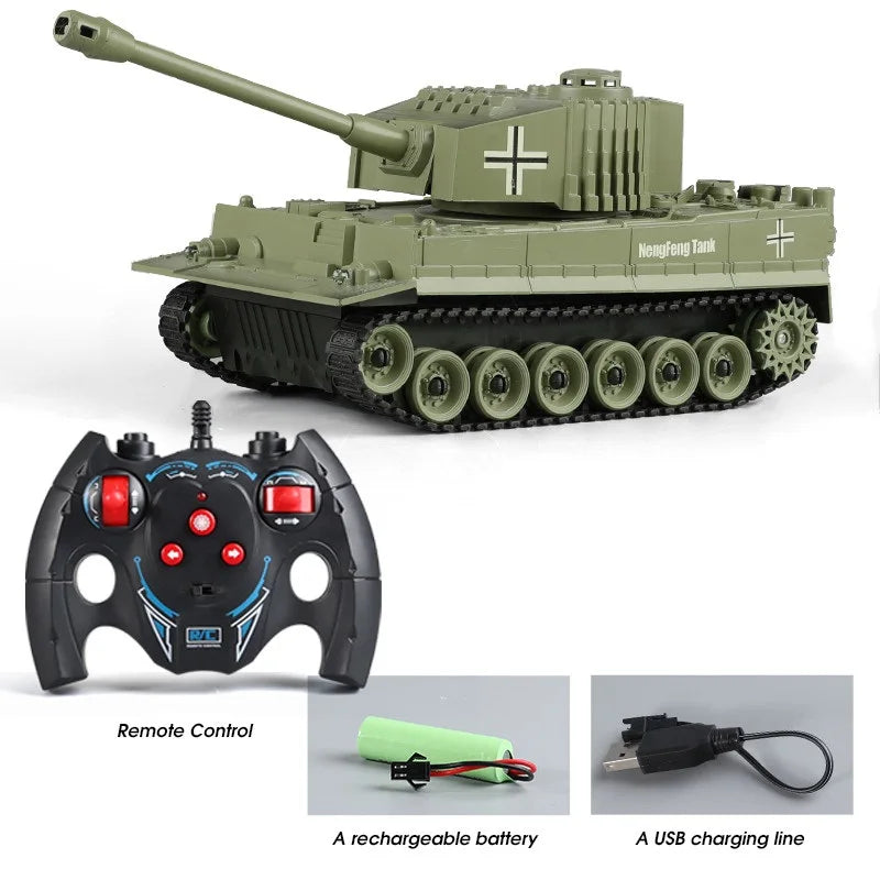 1/30 Large Rc Tank Battle Car Remote Control War Tanks Model Crawler Radio Control Machine Toys for Boy Children Kids Toys Gift-EXHOBBY LIMITED.