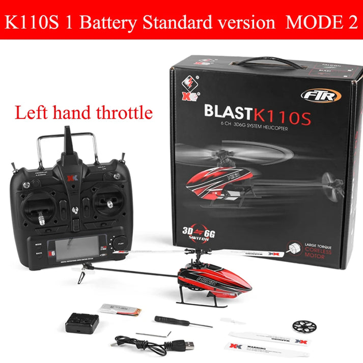 6CH K110S Radio Contorl Drone 3D 6G System Brushless Motor 6CH K110S Radio Contorl Drone 3D 6G System Brushless Motor