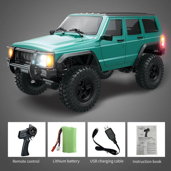 1:18 C8809 Full Scale Simulation Model Jeep RC Car 2.4G 4WD Motor-EXHOBBY LIMITED.