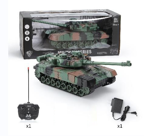 RC Tank 7Ch 2.4G 1/30 Remote Control Crawler Tank Model World War Military Truck Simulation sound Tiger Toys for Boys Kids Gifts-EXHOBBY LIMITED.