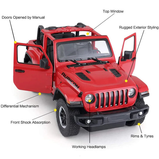 JEEP Wrangler Rubicon 1:14 Scale RC Car-EXHOBBY LIMITED.