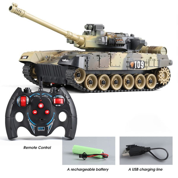 RC Tank 7Ch 2.4G 1/30 Remote Control Crawler Tank