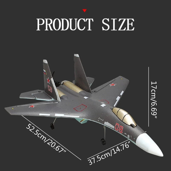 BBSONG SU-35 Stunt RC Plane For Adult 2.4G 4CH RC Fighter 360° Flip-Roll Six-Axis