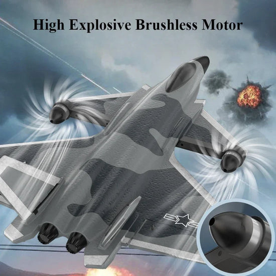 RC Aircraft Dual Brushless Motors Drone Toys Vertical Silo Fighter Jet-EXHOBBY LIMITED.