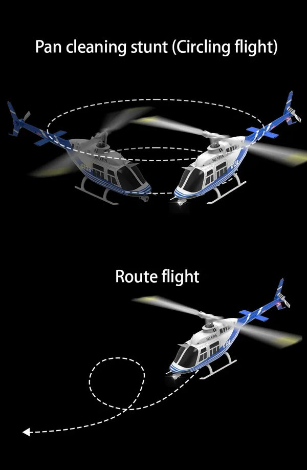 Helicopter C138 1:33 Six Channel Single Paddle Aileron