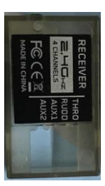 2pcs  Receiver-4-ch-ESR411 for Remote Control Boat 798-3,798-4,798-4P