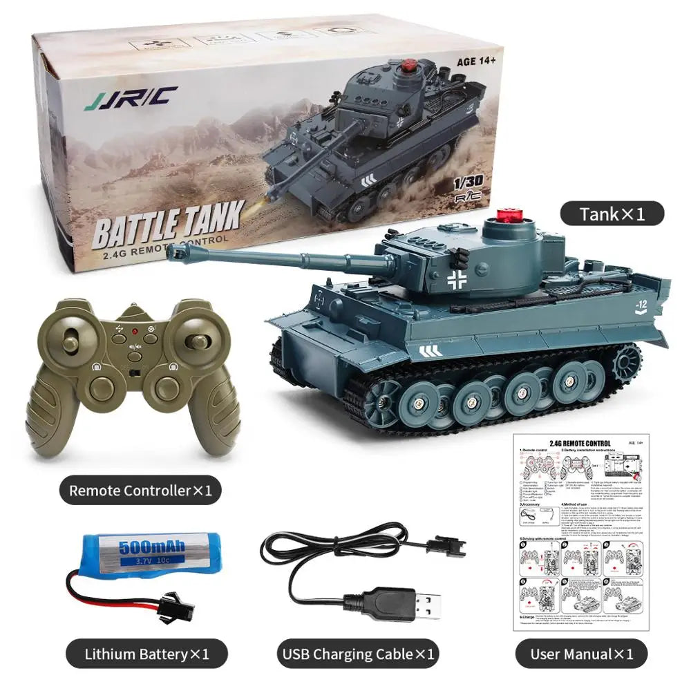 Q85 RC Tank Model, 2.4G Remote Control Programmable Crawler Tank, Sound Effects Military Tank 1/30 RC Car Toy for boys-EXHOBBY LIMITED.