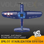 VOLANTEXRC F4U Corsair 4CH Warbird Airplane con Xpilot Stabilizer One-key Aerobatic 761-8 RTF