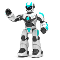 STEMTRON Robot de control remoto inteligente controlado por voz inteligente para niños (blanco)